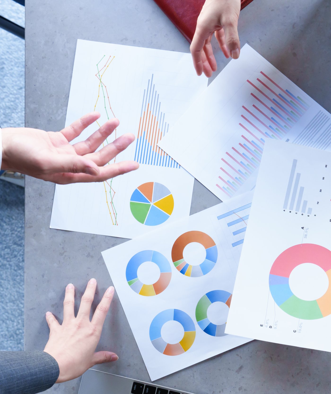 Local service marketing agency reviewing call tracking and booking reports